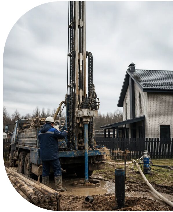 Бурение скважин на воду под ключ в Костомукше от 122424 р. | АПаруса-Ктм